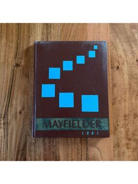 Vintage 1961 Mayfield HS Yearbook Cleveland Ohio Signed "Champs" Theme